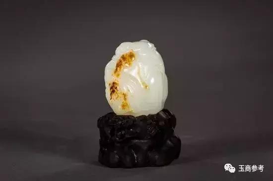 老坑极品和田玉翠青连年有余挂件